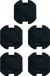 DULA Stopcontact beveiliging - Zwart - 5 stuks