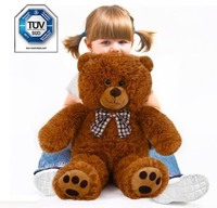 Teddybeer knuffelbeer Teddy L knuffel 56cm beer bruin 56 CM