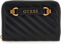 GUESS Sela SLG Zip Around Portemonnee Zwart