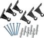 Nature Bevestigingsset - Klim-En Geleide Artikel - 0.5x0.5x3.2 cm Wit 6 stuks Assorti