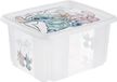 Keeeper Opbergbox Karolina Stitch, 24 liter, Transparant