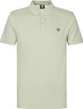 Petrol Industries Heren Polo Shirt - Korte Mouw - Katoen - Herenkleding - Groen - Maat M