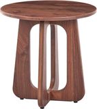 Beliani GAILLARD Bijzettafel Bruin MDF