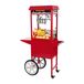 Royal Catering machine à popcorn avec chariot - Rouge