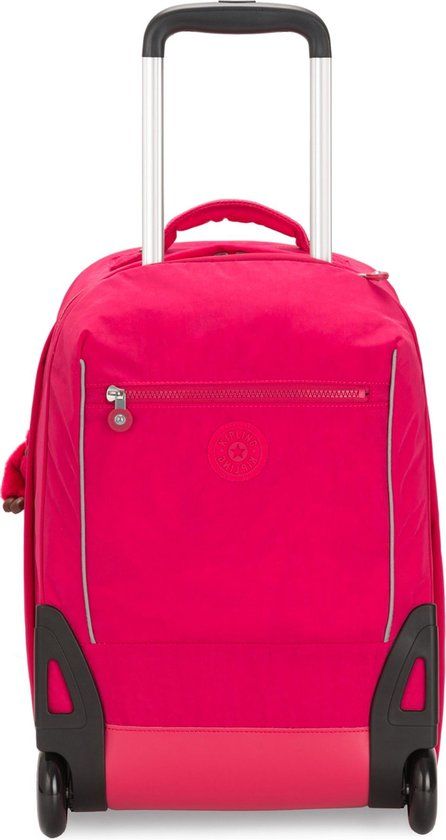Kipling SARI Rugzak met wielen - True Pink - 27 Liter - Unisex