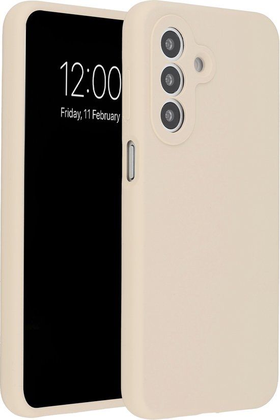Accezz Hoesje - Geschikt voor Samsung Galaxy A27 (5G) - Liquid Silicone Backcover - Stone