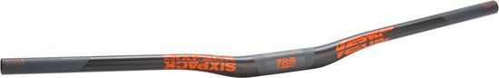 Sixpack Vertic785 Stuur Ø31,8mm 20mm carbon - Zwart/Oranje