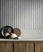 WALLCOVER Behang metaallook zilver strepen panelen hoogwaardig vliesbehang voor woonkamer slaapkamer 10,05 x 0,53 m