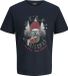 JACK&JONES Jongens T-shirt met korte mouw en ronde hals - Sky Captain