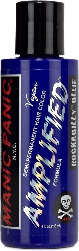Manic Panic Amplified Hair Colour Rockabilly Blue 118ml