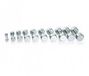 Gymstick Pro Chrome Dumbbell Argent 7 kg