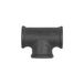 Riegler TFT 130-10-S T-stuk 130, 3 x Rp 1 i, gietijzer zwart