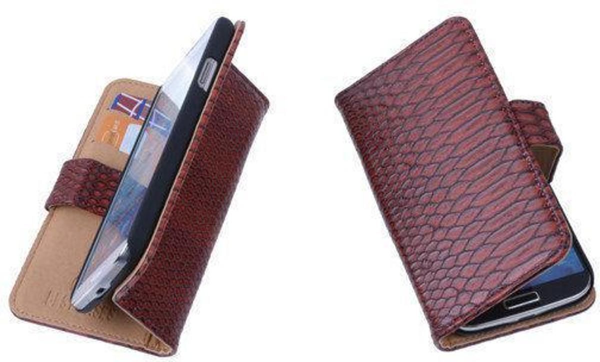 Best Cases Slang roodBookcase Cover Hoesje Huawei Ascend Y330