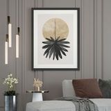 Soleil Design Affiche / Poster - 50x70 Cm - Bordure Blanche