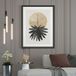 Soleil Design Affiche / Poster - 50x70 Cm - Bordure Blanche