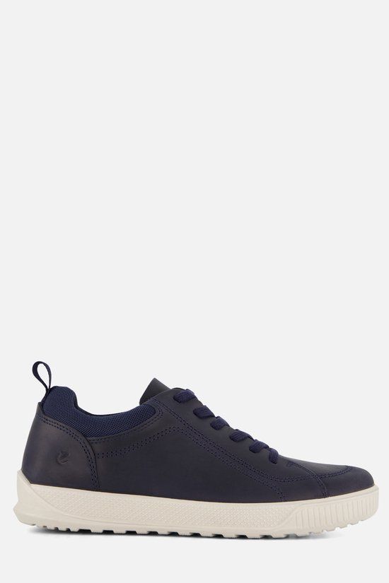 Ecco Byway Sneakers blauw Leer