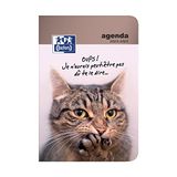 Oxford Funny Pets Schoolagenda 2017-2018, 1 dag per pagina, 352 pagina's, 12 x 18 cm, muis