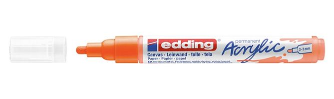 Edding 5300 Acrylic Marker - Oranje - Fijn - 5100-66