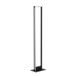 EGLO Salvilanas-Z Vloerlamp LED 33W Zwart/Wit Instelbaar Wit Licht Dimbaar Zigbee