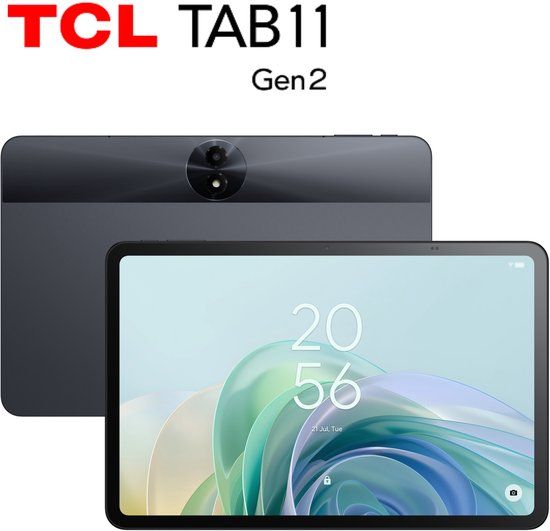 TCL Tablet TAB11 GEN2 11" 6 GB RAM 256 GB Grijs