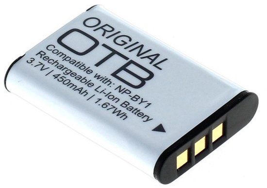 OTB NP-BY1 Camera Accu voor Sony Actioncams - Li-Ion - 450mAh