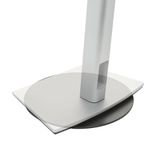 JT Berlin Universele draaiplateau voor monitor, diameter 22 cm, 360 graden rotatie, tot 8 kg draagvermogen, van robuuste aluminiumlegering, zwart
