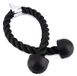 Corde 70 cm - Corde à triceps - Accessoires musculaires - Nylon - Noir - Prise sûre et confortable - Corde de fitness