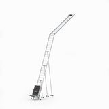Baulich Daklift voor zonnepanelen - elektrische aluminium lier met transportwagen, draagvermogen 115 kg, maximale kabellengte 12 m, van aluminium
