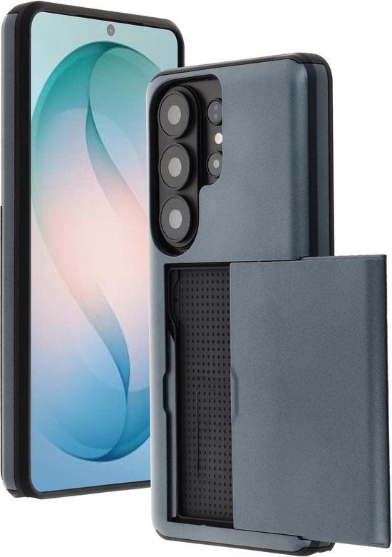 imoshion Hoesje met Pasjeshouder - Geschikt voor Samsung Galaxy S26 Ultra - Donkerblauw