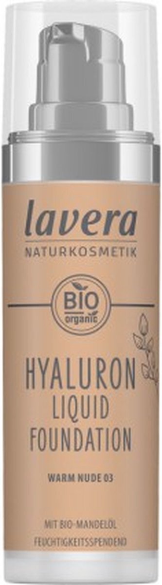 Lavera Make-up Hyaluron Liquid Foundation -Warm Nude 03-, 30 ml
