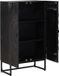 vidaXL Highboard Zwart 55 x 30 x 95 cm
