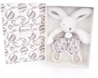Doudou et Compagnie Lapin Doudou - Knuffeldoekje Konijn Wit