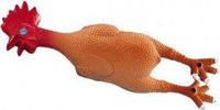 Nobby Kip met Piep Latex - Oranje, 47 cm