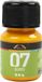 A-Color Peinture pour verre - Peinture pour porcelaine - jaune - 30ml