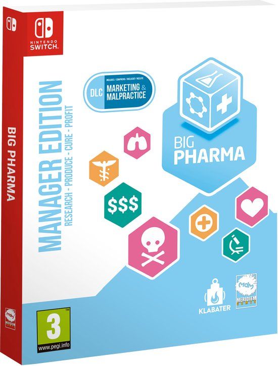 Big Pharma: Manager Edition - Nintendo Switch - Limited Edition