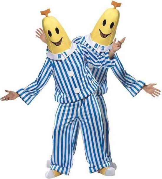 Smiffys Bananas In Pyjamas Costume - Maat M - Unisex - Blauw