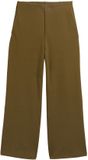 Tom Tailor Denim Culotte met hoge taille - Maat M - Golden Olive Green