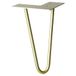 WAGNER Meubelpoot - HAIRPIN LEG - Retro-stijl - Goudkleurig Gepoedercoat Staal - 12 x 12 x 20 cm