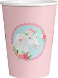 Paper Dreams Bekers Horses 250ml - 8st