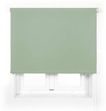 Blindecor Transparant premium rolgordijn op maat | pastelgroen | 155 x 165 cm