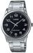 Casio MTP-V001D-7BUDF Herenhorloge - Zilver/Zwart