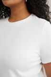 WE Fashion Dames T-shirt - Curve - Wit - 3XL