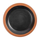12 stuks - borden 180 ml Ø 16 x 2 cm zwart melamine