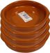 Concorde Iberica Tapas schaaltje - Set van 6 stuks - Alicante - terracotta - 12 cm - met handvatten