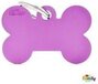 Myfamily Big Bone Aluminum Purple Cat Tag