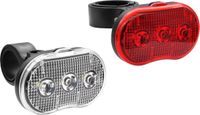 Enzo Benson Fietslamp LED set - 2-delig - wit en rood