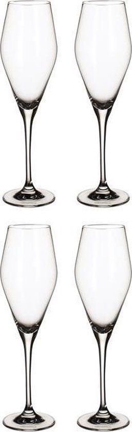 Villeroy & Boch La Divina Champagnekelk Set 4 - Champagneglazen - Transparant