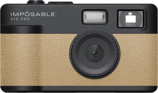 IMPÓSABLE X10 PRO Classic Tan 12MP Screenless Retro Camera