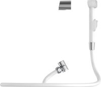 EISL Set de douche à main pour lavabo - Blanc - Rond - Douche à main