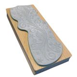 Petra's Knutsel-News stempel Sterrenranken groot Afmeting: ca. 6 x 16 cm, hout, 16 cm